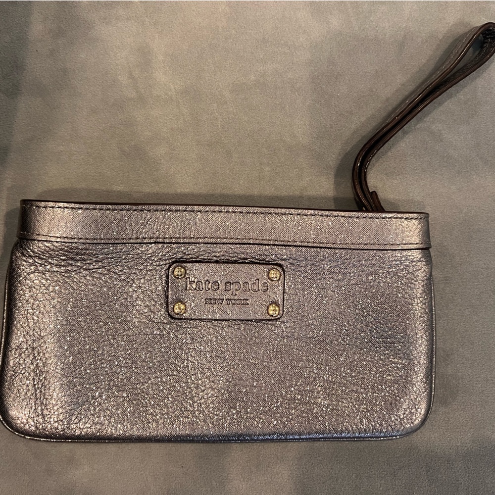 Kate Spade Metallic Wristlet